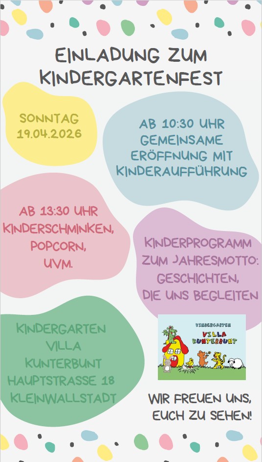 Villa Kunterbunt: Kindergartenfest