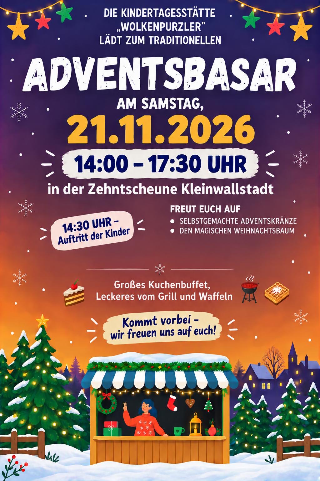 Kiga Wolkenpurzler: Adventsbasar