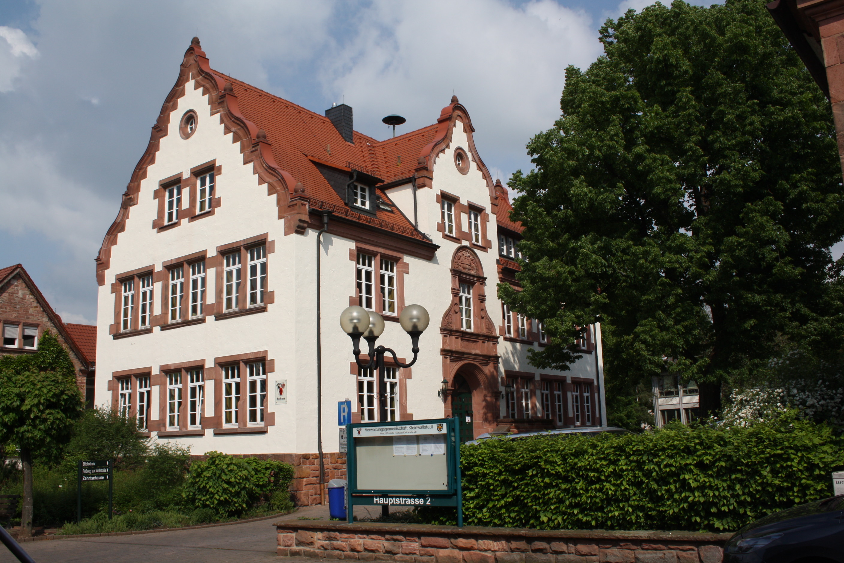 Rathaus Kleinwallstadt- Geschäftsstelle der VG Kleinwallstadt