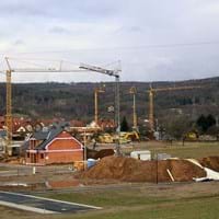 Kräne Neubaugebiet