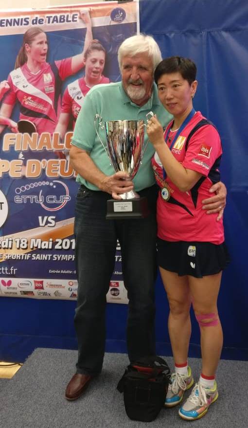 Tischtennis Europapokal Yunli Schreiner