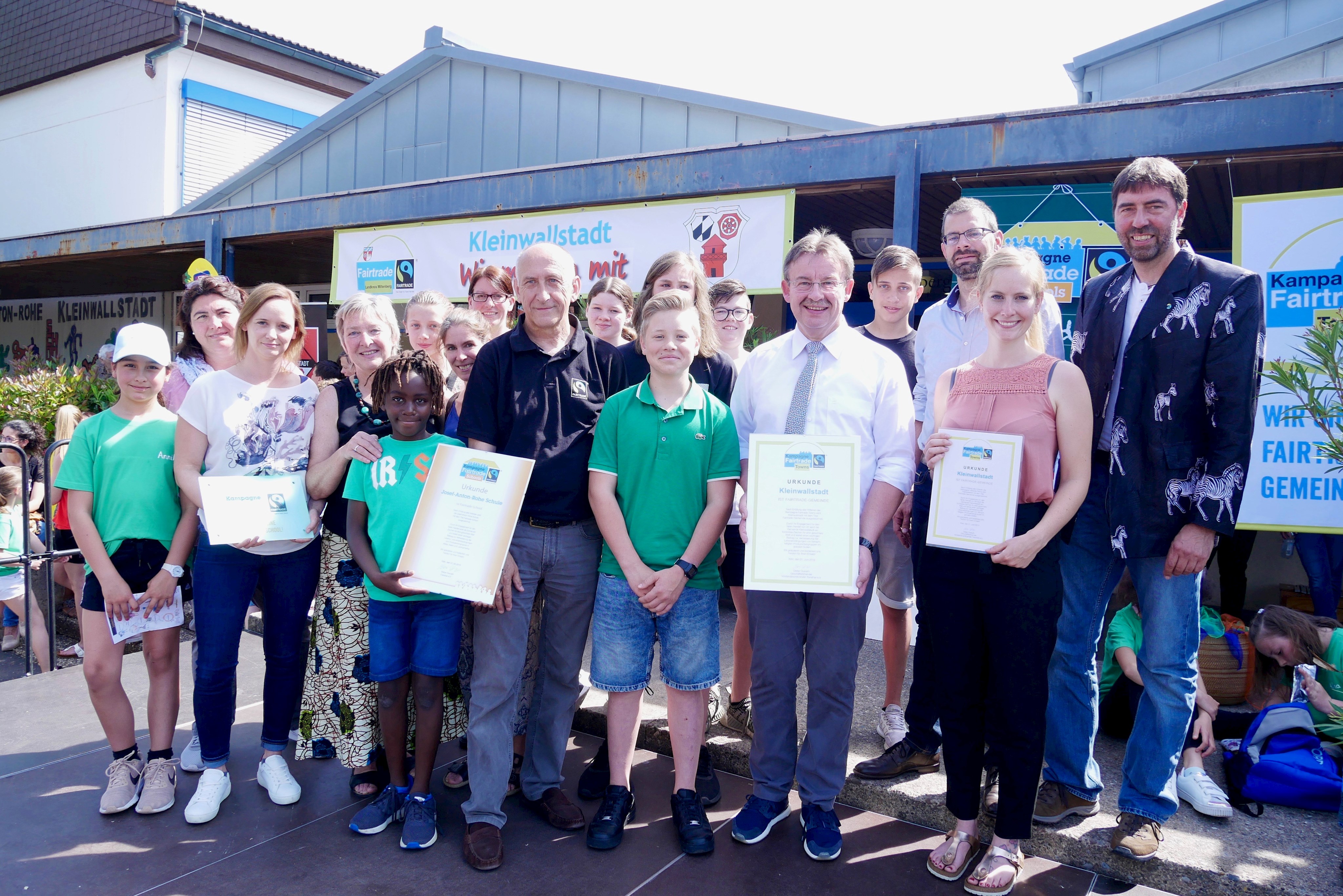 Fairtrade-Übergabe und Schulfest 2019