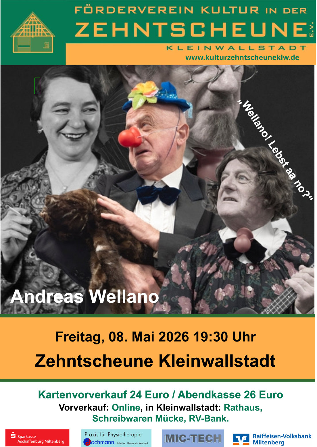 Förderverein: Wellano! Lebst aa no? mit Andreas Wellano
